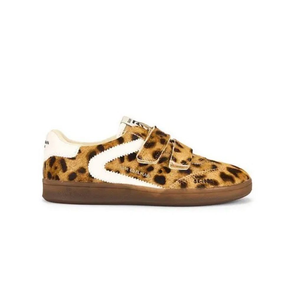 Sam Edelman x Free People Talia Leopard Print Sneakers Sz 8 - Picture 11 of 13